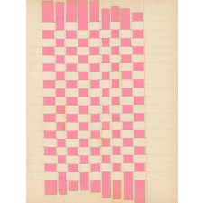 Cahier de travaux manuels. 