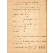 Cahier de couture.
