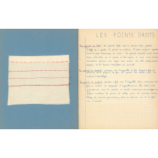 Cahier de couture. 