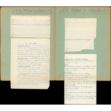 Cahier de couture. 