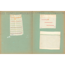 Cahier de couture. 