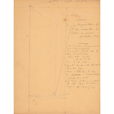 Cahier de cours de coupe. 