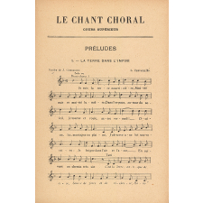 Le Chant choral. Méthode - Morceaux choisis. Cours Supérieur.