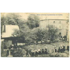 Virton - Ecole normale et pensionnat - Le jardin.