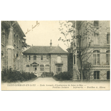 Saint-Germain-en-Laye - Ecole Normale d'Institutrices de Seine-et-Oise - Pavillon Scolaire - Infirmerie - Pavillon A, Elèves.