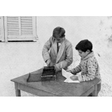 École Freinet - Vence (Alpes-Maritimes) - Tirage au limographe.
