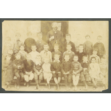 Photo de classe à Domfront.