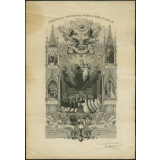 Attestation de première communion. Précieux Souvenir pour l'Âme fidèle.