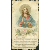 Image religieuse. Hostie pure, hostie sainte, embaumez notre vie.