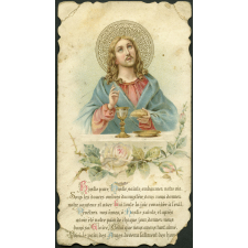 Image religieuse. Hostie pure, hostie sainte, embaumez notre vie.