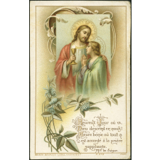 Image religieuse. Heureux jour où Dieu descend en nous ! .