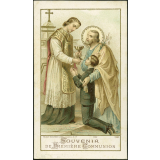 Image religieuse. Souvenir de première communion.