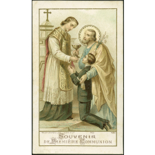 Image religieuse. Souvenir de première communion.