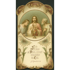 Image religieuse. Je suis le Pain vivant descendu du ciel.