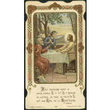 Image religieuse. Dieu demeure dans le coeur fidèle. .