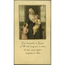 Image religieuse. J'ai demandé à Jésus qu' Il soit toujours à vous et que vous soyez toujours à lui.