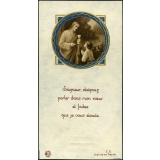 Image religieuse. Seigneur, daignez parler dans mon coeur et faites que je vous écoute.