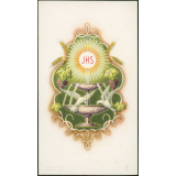 Image religieuse. Image de communion. 