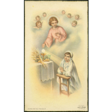 Image religieuse. Image de communion. 