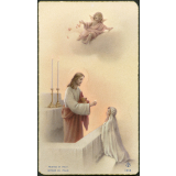 Image religieuse. Image de communion. 