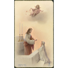 Image religieuse. Image de communion. 