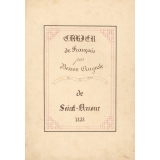 Cahier de français