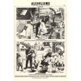 Tableau mural. L'alcoolisme. N°23.