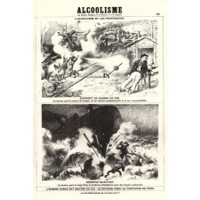 Tableau mural. L'alcoolisme. N°25. 