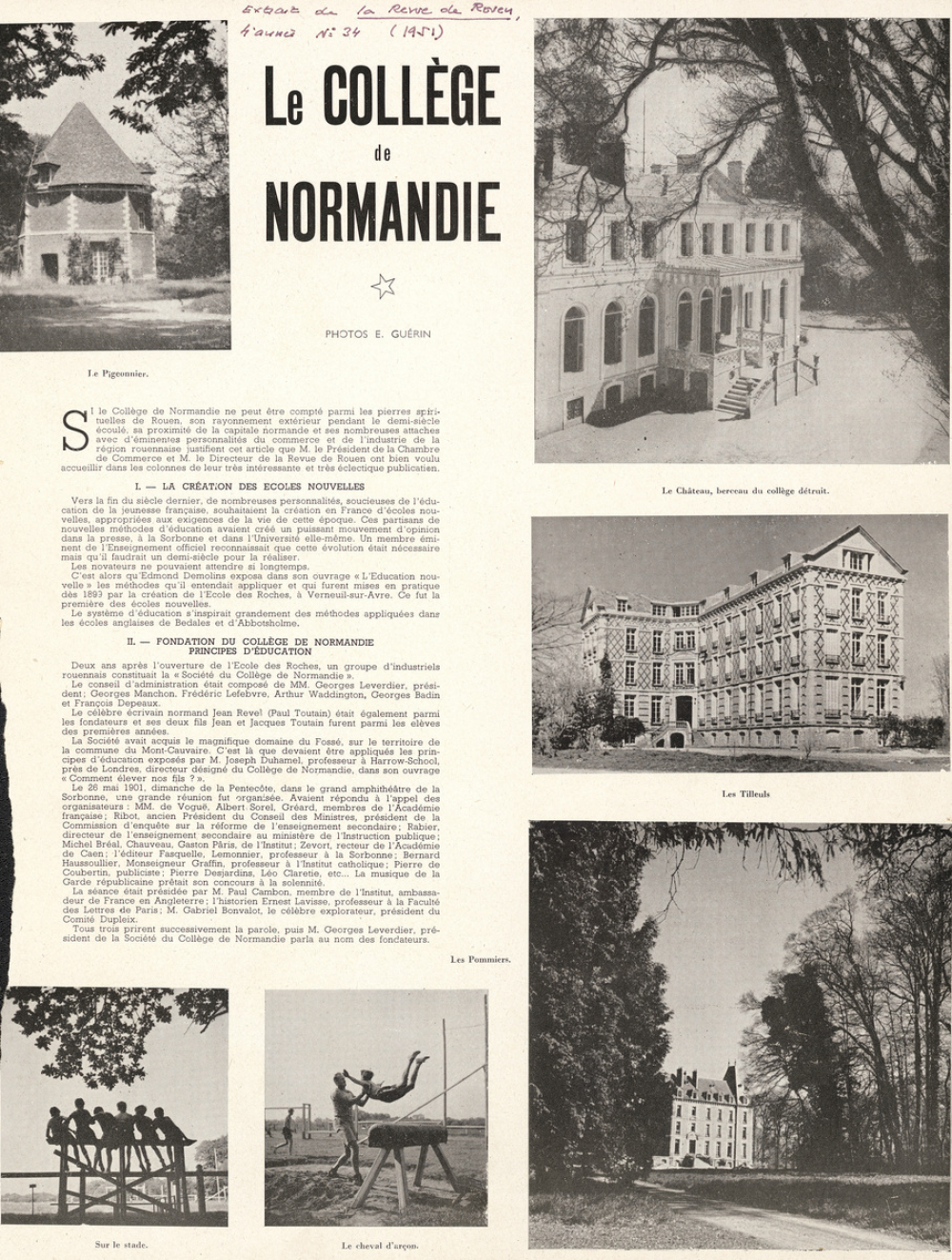 Le Collège de Normandie.