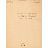 Histoire de l'Ecole primaire de filles de Roquemont depuis août 1939.