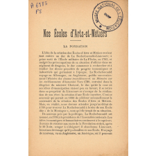 Nos Ecoles d'Arts et Métiers.