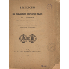 Recherches sur les établissements d'instruction publique et la population dans l'ancien diocèse de Rouen.