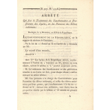 Arrêté qui fixe le traitement des fonctionnaires et professeurs des lycées et les pensions des élèves nationaux.