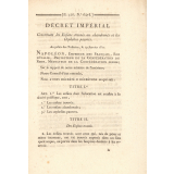 Décret impériale concernant les enfans (sic) trouvés ou abandonnés et les orphelins pauvres.