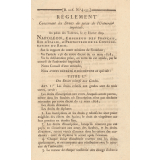 Règlement concernant les droits du sceau de l'université impériale.