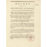 Décret de la convention nationale relatifs à l'ouverture d'un concours pour la composition des livres élémentaires destinés à l'enseignement national.