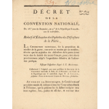 Décret de la convention nationale relatifs à l'éducation des orphelins des défenseurs de la Patrie.
