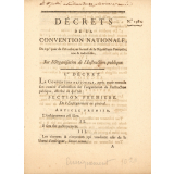Décrets de la convention nationale sur l'organisation de l'instruction publique.