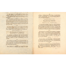 Décrets de la convention nationale sur l'organisation de l'instruction publique.
