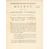 Décret de la convention nationale qui autorise le ministre de la guerre à prendre parmi les élèves des ponts et chaussées, ceux jugés capables d'être employés aux armées.