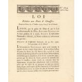 Loi relative aux ponts et chaussées.