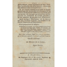 Résolution sur les livres élémentaires pour les écoles primaires de la République