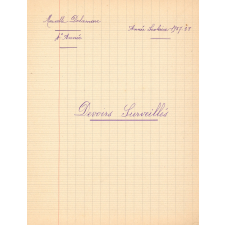 Devoirs surveillés