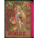 Travail de couture. Petite trousse à aiguilles. 