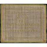 Travail de broderie. 