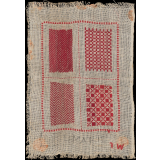 Travail de broderie. 