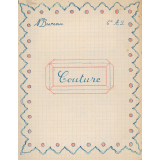 Cahier de couture.