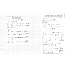 Cahier de vocabulaire