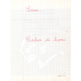 Cahier de leçons