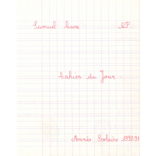 Cahier du jour